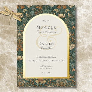 Vintage Nature William Morris Elegant Wedding