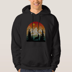 Vintage Nature Wolf Hoodie