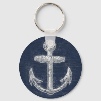 Vintage Nautical Anchor Key Ring