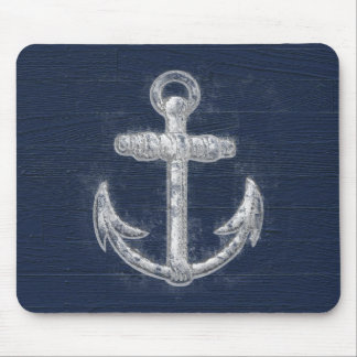 Vintage Nautical Anchor Mouse Mat