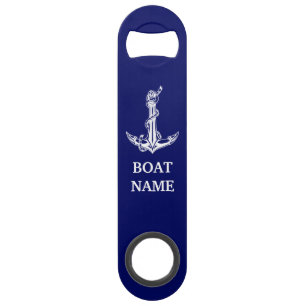 Vintage Nautical Anchor Rope Boat Name