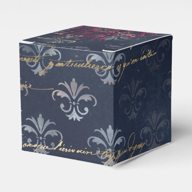 Vintage Nautical Favour Box (Front Side)