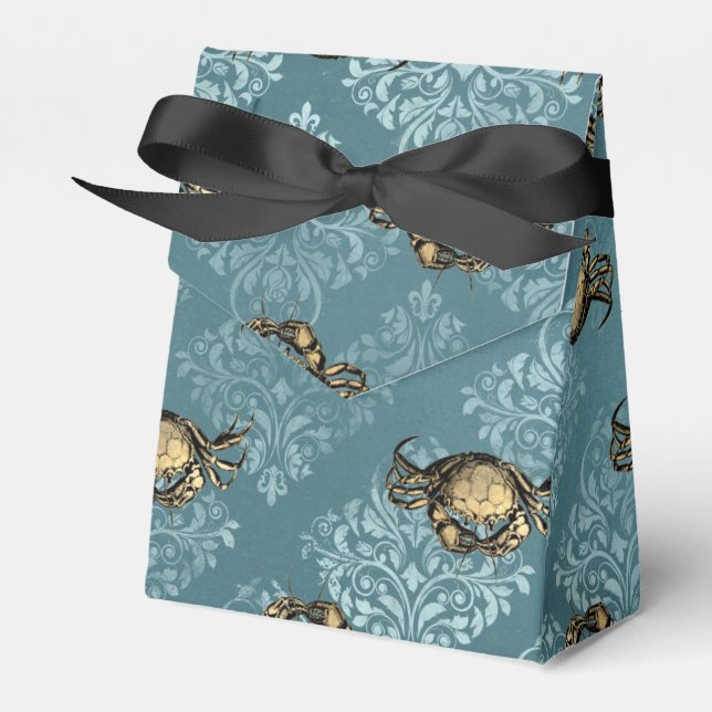 Vintage Nautical Favour Box (Front Side)