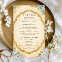 Vintage Nautical Hydrangea Wedding