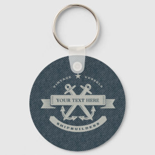 Vintage Nautical Key Ring