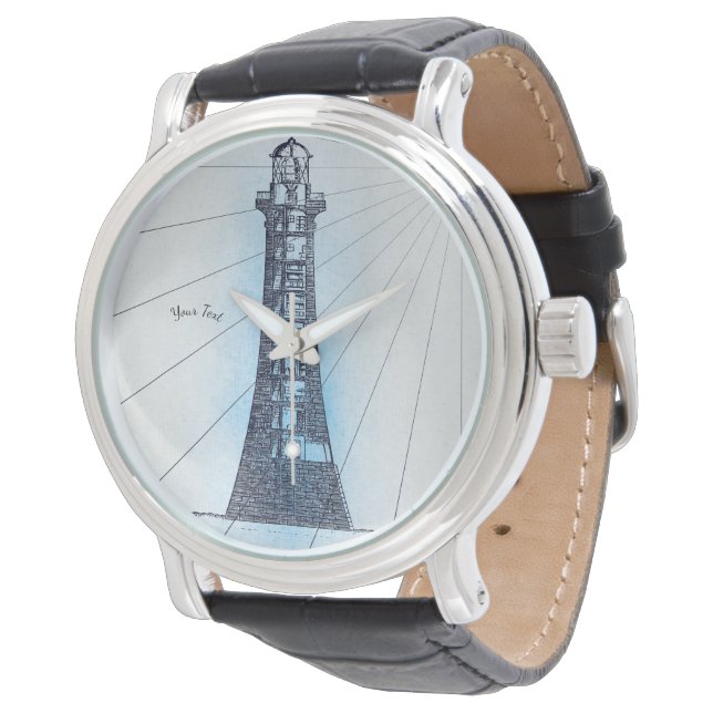 Vintage Nautical Lighthouse  Watch (Angled)