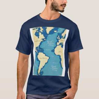 Vintage Nautical Map T-Shirt