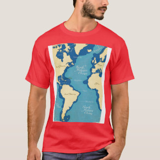 Vintage Nautical Map T-Shirt
