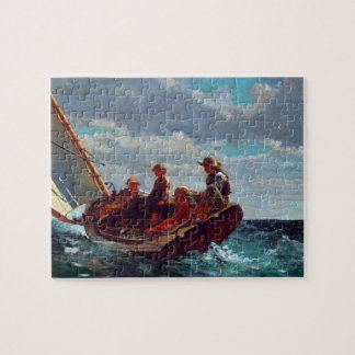 Vintage Nautical Marine Art Jigsaw Puzzle