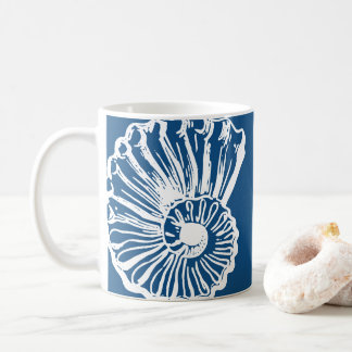 Vintage Nautilus Sea Shell Mug