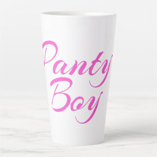 Vintage Navy and Pink Watercolor Floral Latte Mug