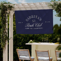 Vintage Navy Country Club Bachelorette Party