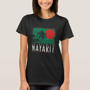 Vintage Nayarit Mexico Mexicano Mexicana Retro Mex T-Shirt