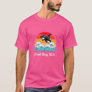 Vintage Neah Bay WA Distressed Orca Killer Whale T T-Shirt