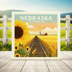 Vintage Nebraska Tile