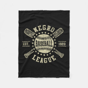Vintage Negro League Bysell Black History Month 2 Fleece Blanket