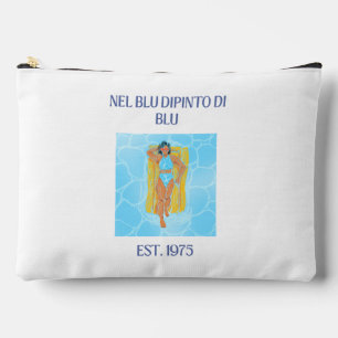 Vintage Nel Blu Dipinto Di Blu Luxury Travel Accessory Pouch