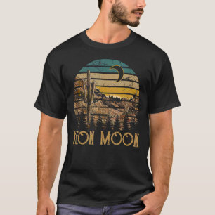 Vintage Neon's Moon's  Neons Lighting Cactus Moonl T-Shirt