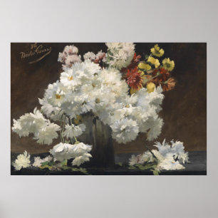 Vintage Nestor Gerans Astern in Vase Poster