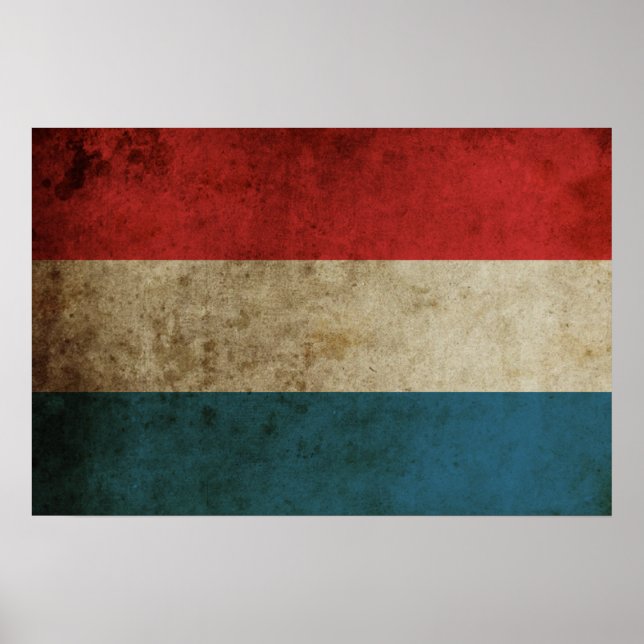 Vintage Netherlands Flag Poster (Front)