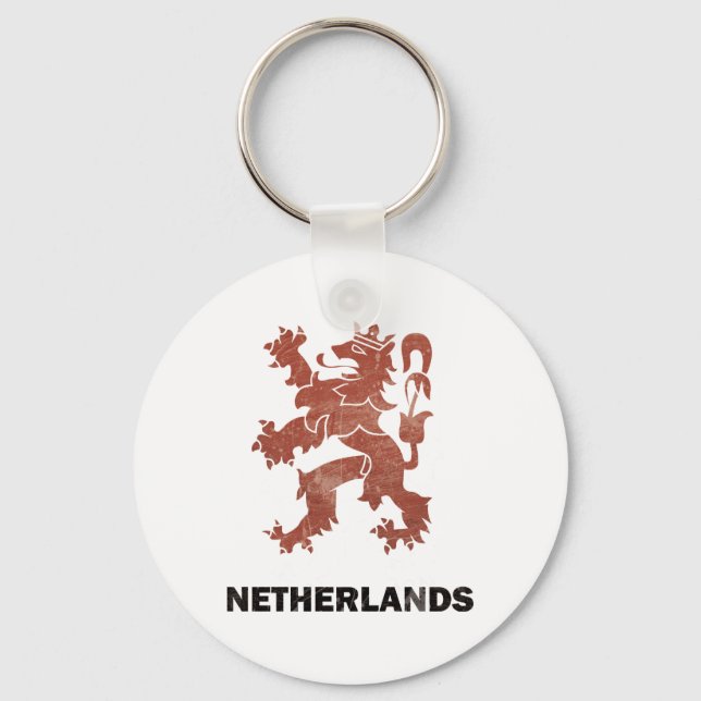 Vintage Netherlands Key Ring (Front)