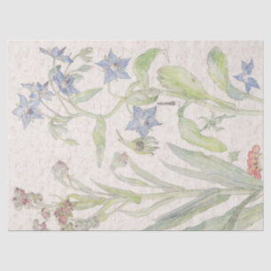 Vintage Nettle Wildflower Flowers Tissue Paper