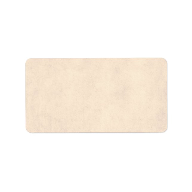 Vintage Neutral Parchment Beige Antique Paper Temp Label (Front)