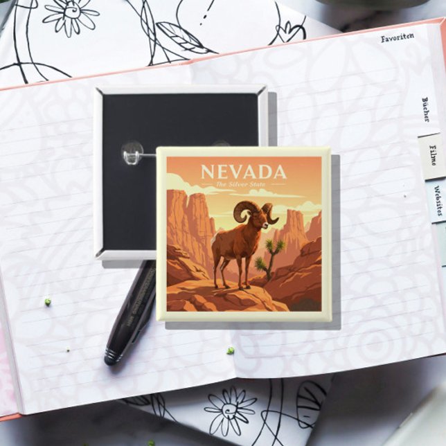  Vintage Nevada 15 Cm Square Badge (Creator Uploaded)
