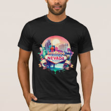 Vintage Nevada Map T-Shirts – Retro us state