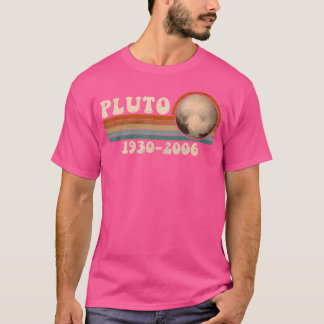 Vintage Never Forget Pluto Funny Astronomy Space T-Shirt