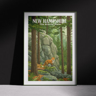 Vintage New Hampshire Poster