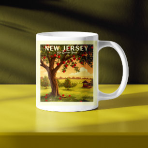 Vintage New Jersey Coffee Mug