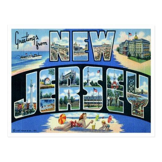 Vintage New Jersey Postcard