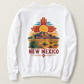 Vintage New Mexico Desert Zia Sun Sweatshirt