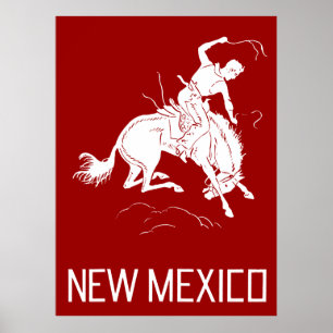 Vintage New Mexico Poster
