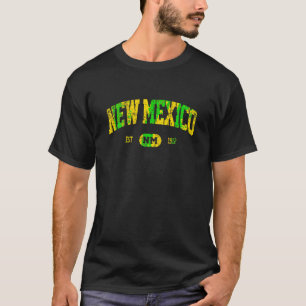 Vintage New Mexico Retro Style Design MCMA T Shirt