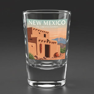 Vintage New Mexico Shot Glass