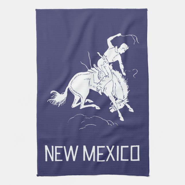 Vintage New Mexico Tea Towel (Vertical)