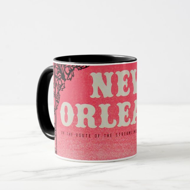 Vintage New Orleans Mug (Front Left)