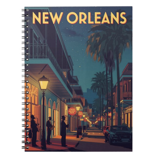 Vintage New Orleans Notebook (Front)