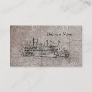 Vintage New Orleans Stern Wheeler Business Cards