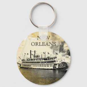 Vintage New Orleans Stern Wheeler Key Chain