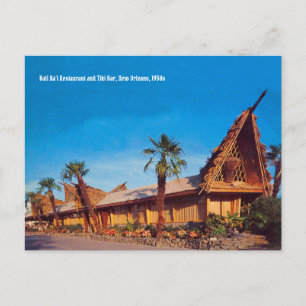 Vintage New Orleans Tiki Bar Historic Photo Postcard