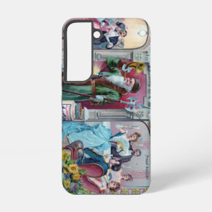 Vintage New Year Celebration: Liebig Advertising Samsung Galaxy Case
