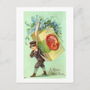 Vintage New Year Postcard