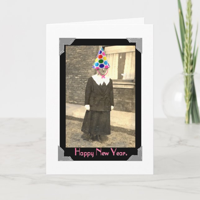Vintage New Year's Card (Front)