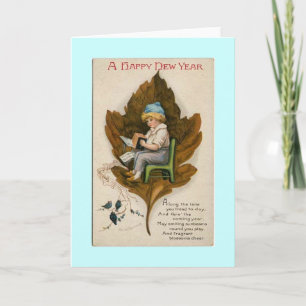 Vintage New Year's Greeting Card
