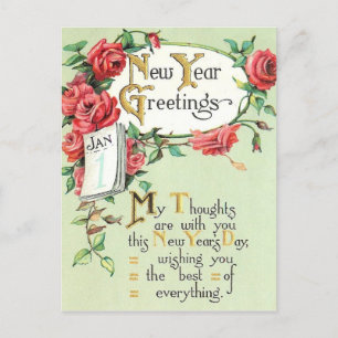 Vintage New Year's Post Card