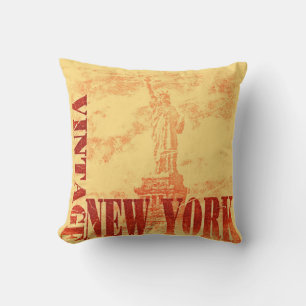 Vintage New York #1 - Pillow