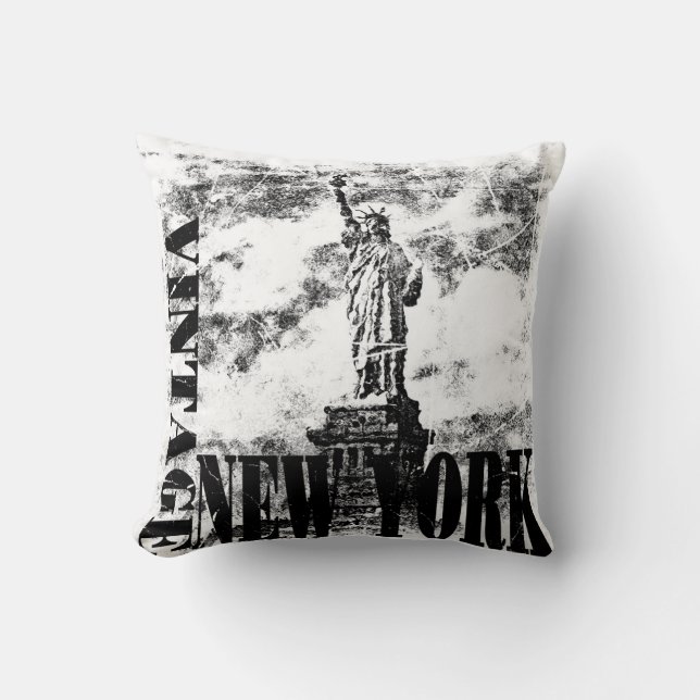 Vintage New York #2 - Pillow (Front)